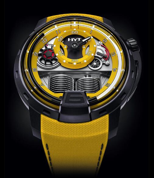 HYT H1 Colorblock YELLOW 148-TT-80-NF-FY Replica watch